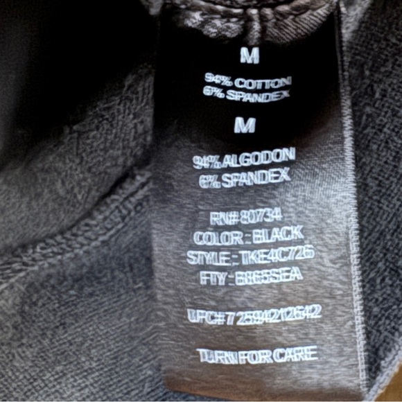 BCBG Paris Black Embellished Zip Hoodie Jacket Fits Junior M Y2K Stretch - Picture 6 of 7